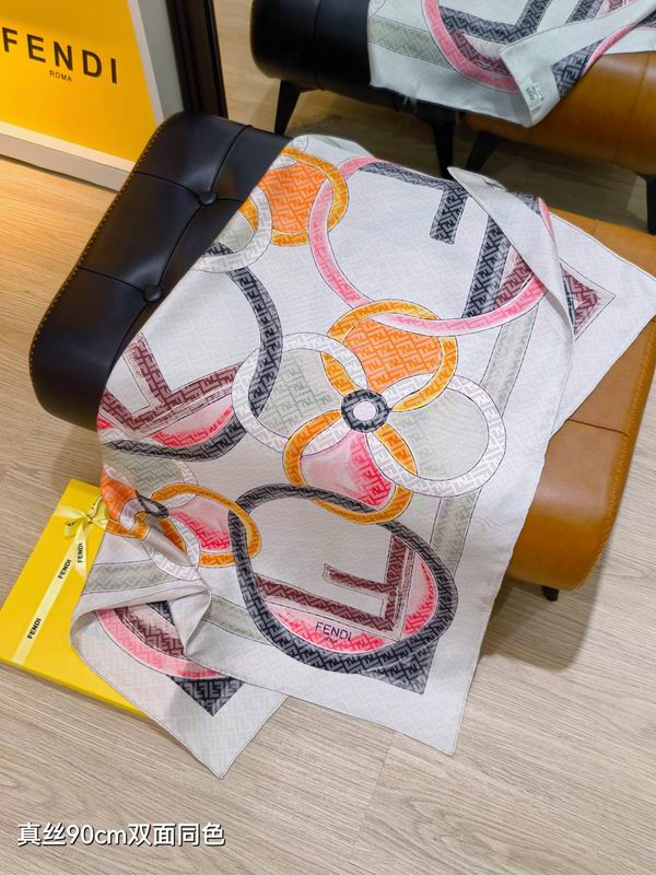 Fendi silk Scarf 90X90cm E091808
